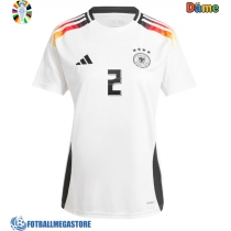 Fotballdrakt Dame Tyskland Antonio Rudiger #2 Hjemmedrakt EM 2024 Kortermet